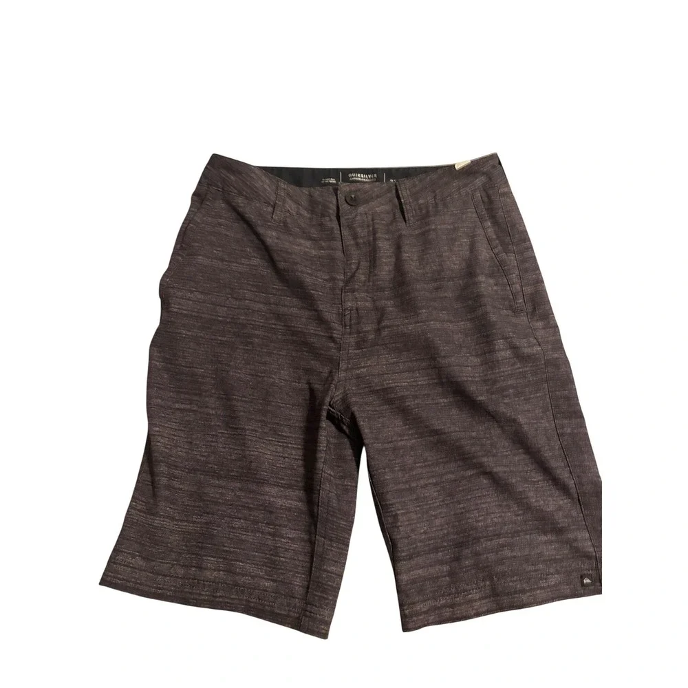 Quiksilver Amphibian Hybrid Shorts Heathered Charcoal Grey Performance 28 Surf